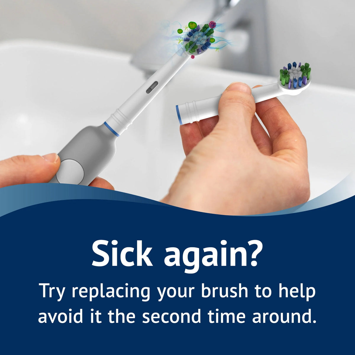 Battery Powered Extra Soft Bristles Kids Toothbrush U444