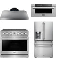36 Gas Range, Range Hood, Refrigerator and Microwave P172951