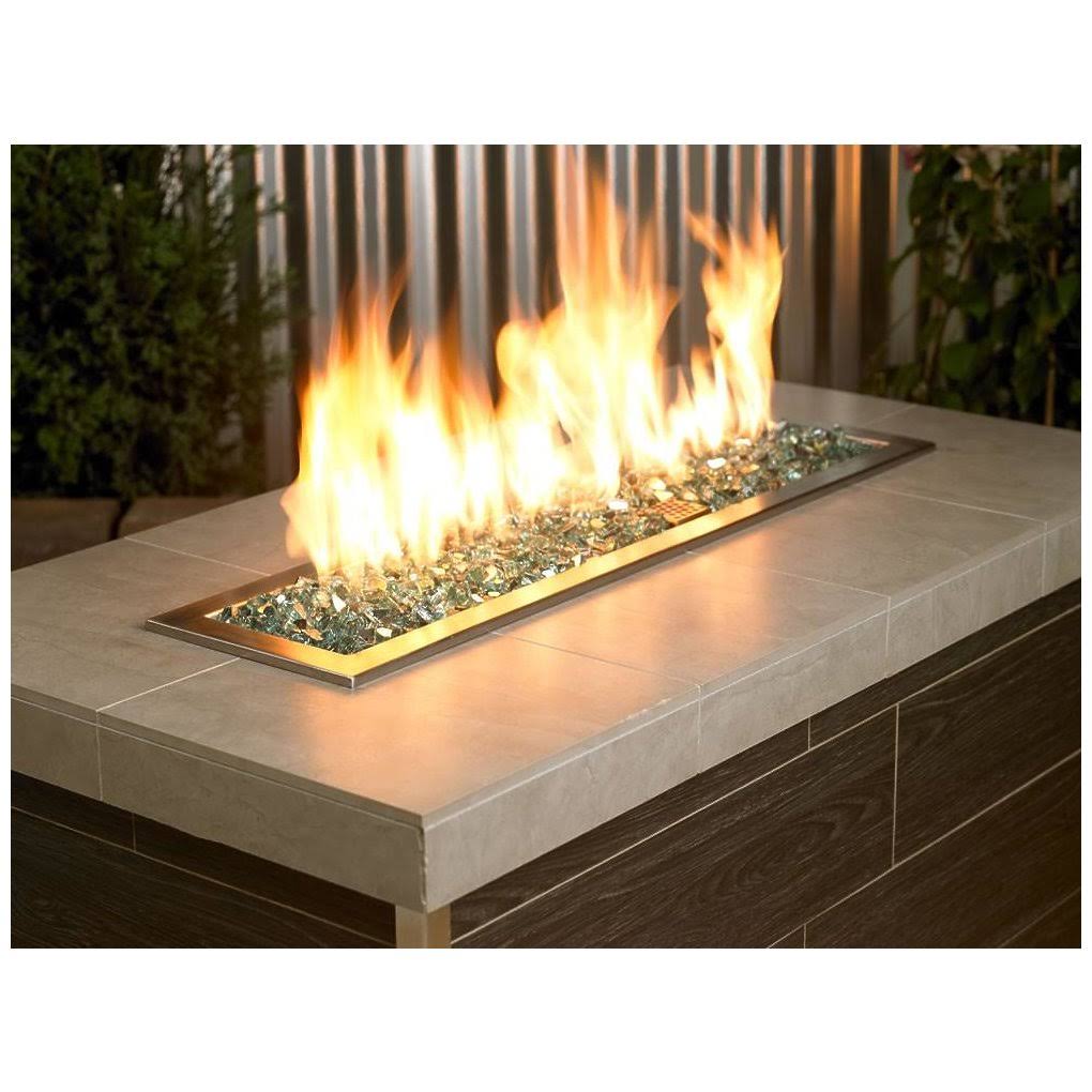 1/2x22 Evergreen Reflective Fire Glass 10 lb C777541