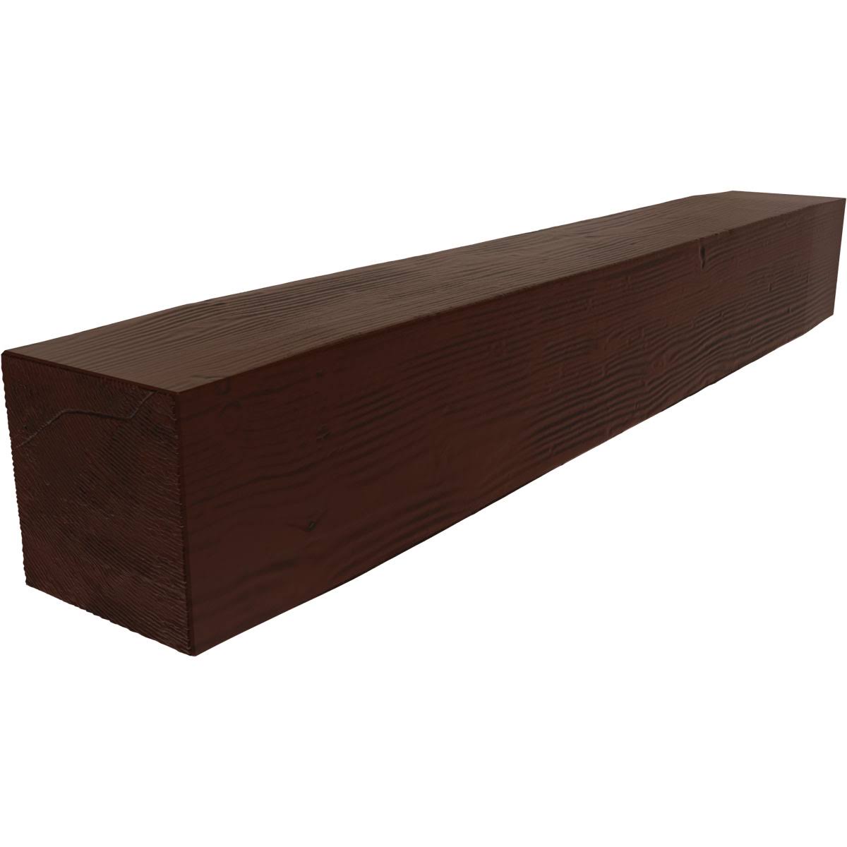 Sandblasted Faux Wood Fireplace Mantel, Natural Pecan Q672