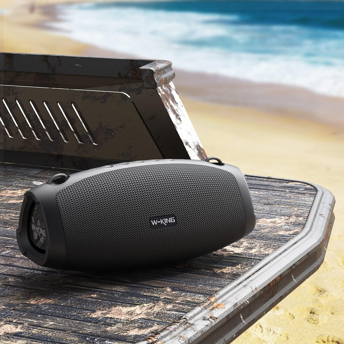 Bluetooth Speaker with Power Bank, IPX6 Waterproof, Bluetooth 5.0 J1866