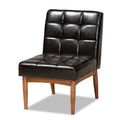 Brown Finished Wood Dining Chair D33177