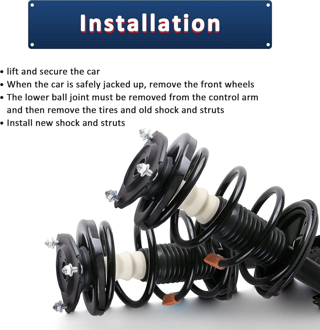 Rear Shocks Absorbers Assemblies for Honda Civic I636