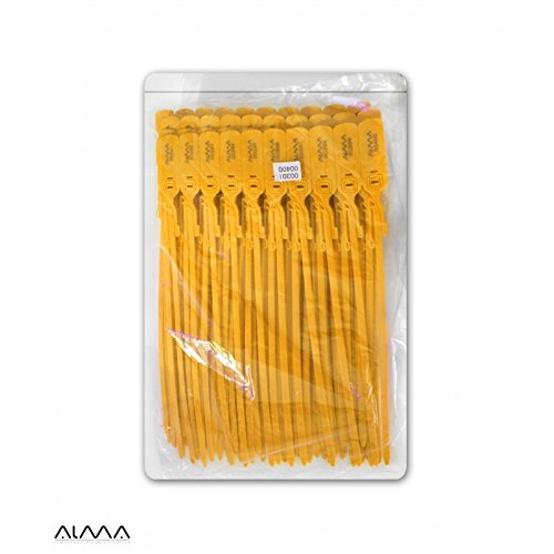 100 Plastic Seals with Metal Insert, 400 mm, Pack of 2 X3700