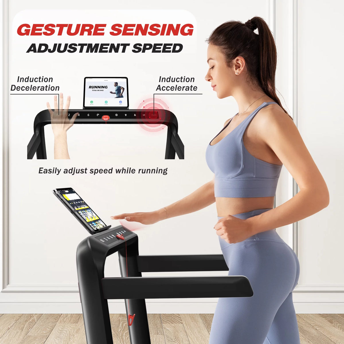 2 in 1 Incline Treadmill Walking Pad F989