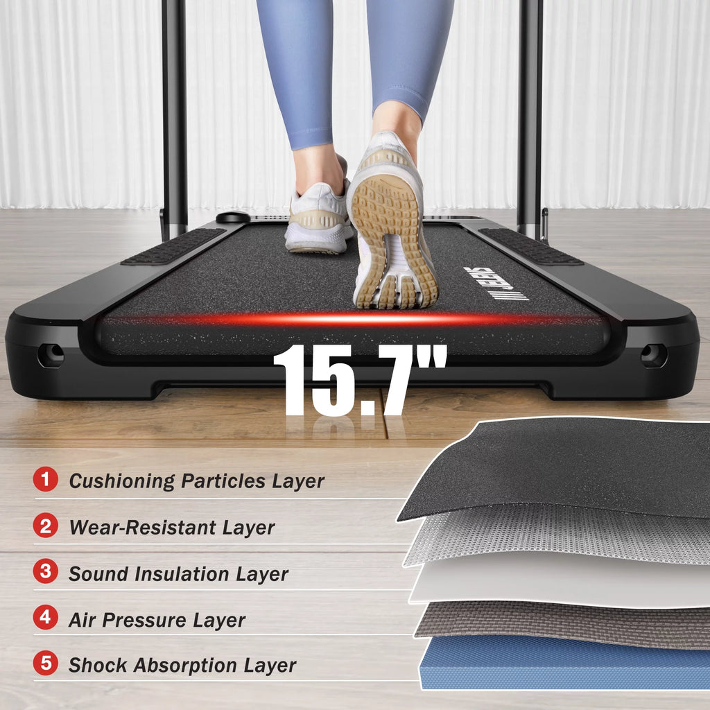2 in 1 Incline Treadmill Walking Pad F989
