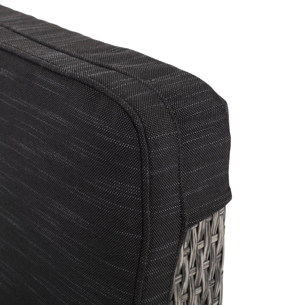 Set of 2 Wicker Outdoor Recliner with Cushion T3327
