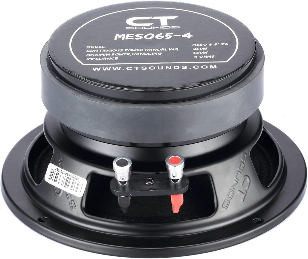 6.5” Pro Audio Midrange Loudspeaker, 250 Watts RMS, Pack of 2 X9049
