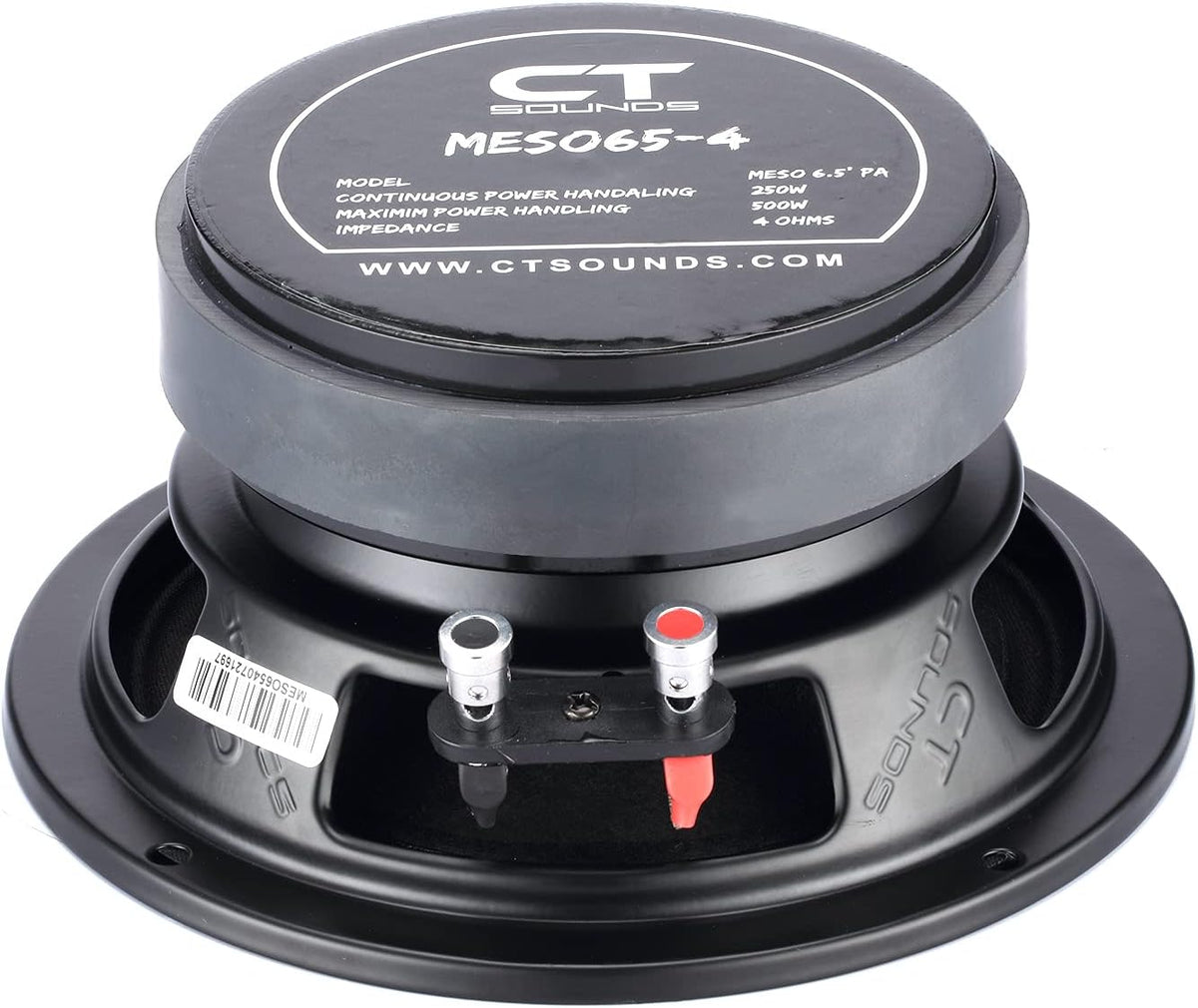 6.5” Pro Audio Midrange Loudspeaker, 250 Watts RMS, Pack of 2 X9049