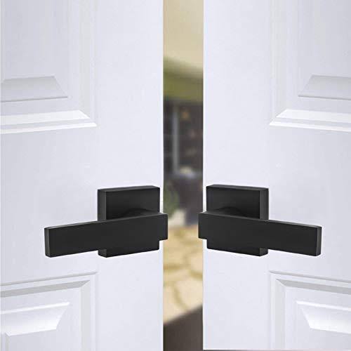 Matte Black Non-Turning Reversible Door Levers S70449