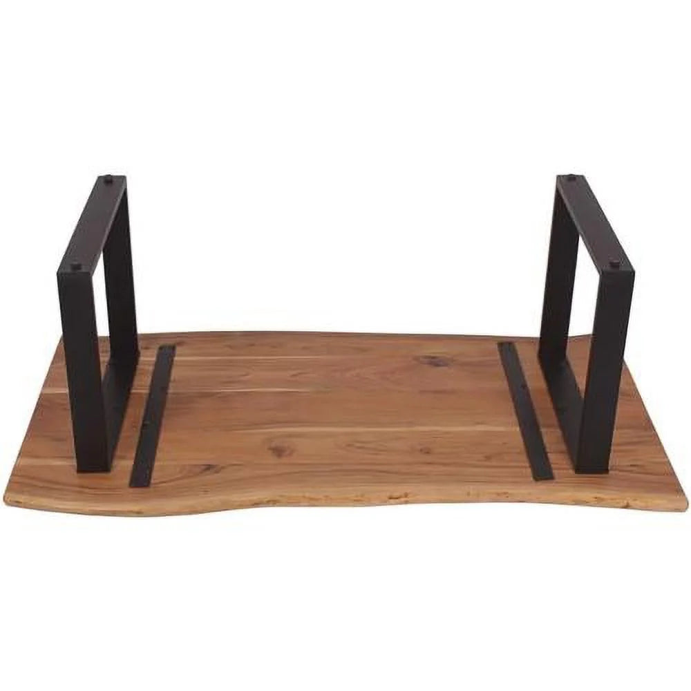 Solid Wood & Iron Coffee Table J40793
