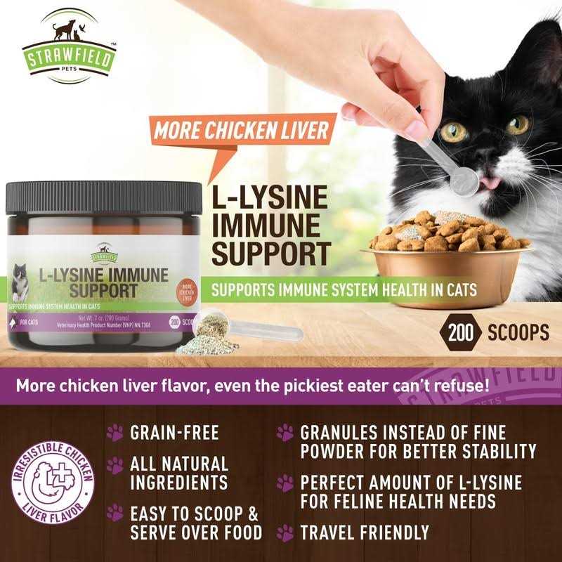 L-Lysine for Cats Supplement Powder Granules W44864