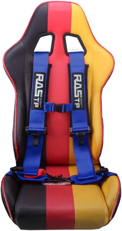4 Point Safety Harness with 3 Inch Padding (Blue) Pack of 2 R9045