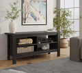 Black 70'' Electric Fireplace TV Stand with Storage Y636024