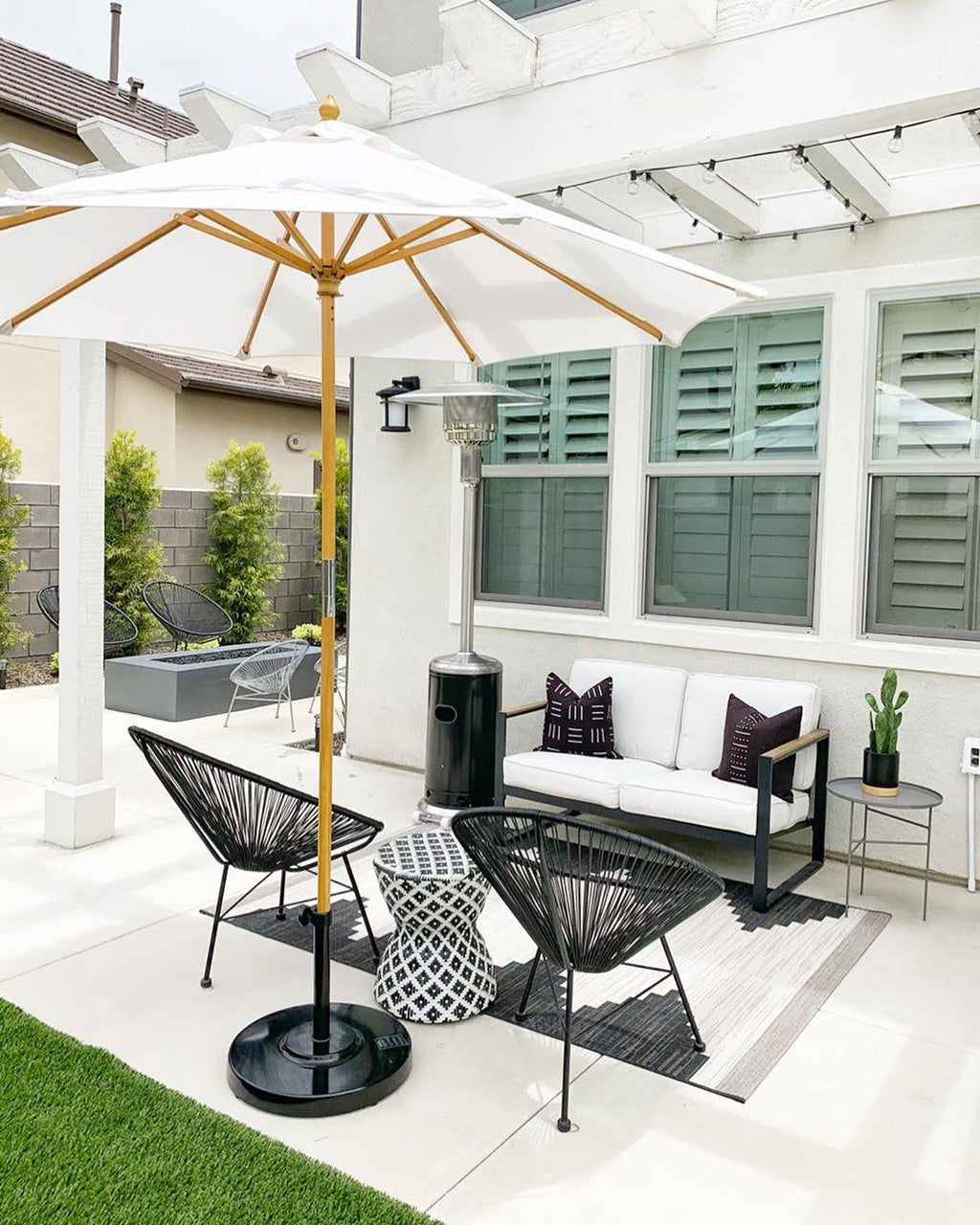 7.5 ft Octagon Cafe Bistro Umbrella I116294
