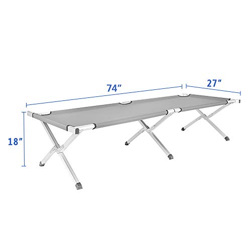 Portable Folding Camping Cot with Carrying Bag U605401