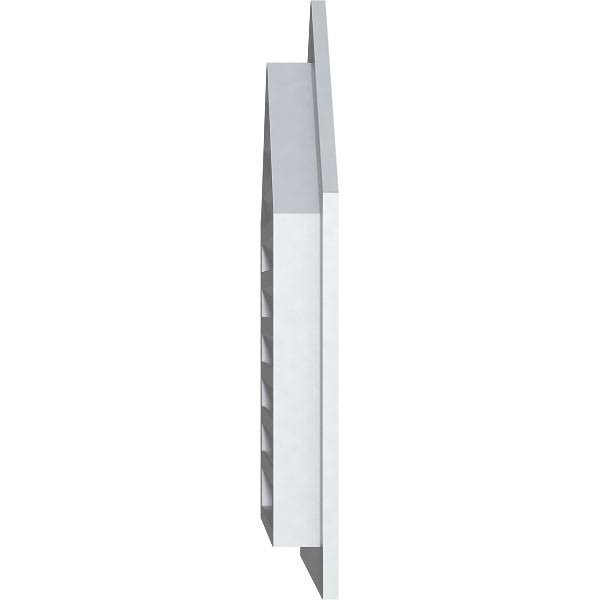 14 inch x 20 inch Peaked Top PVC Gable Vent R944808