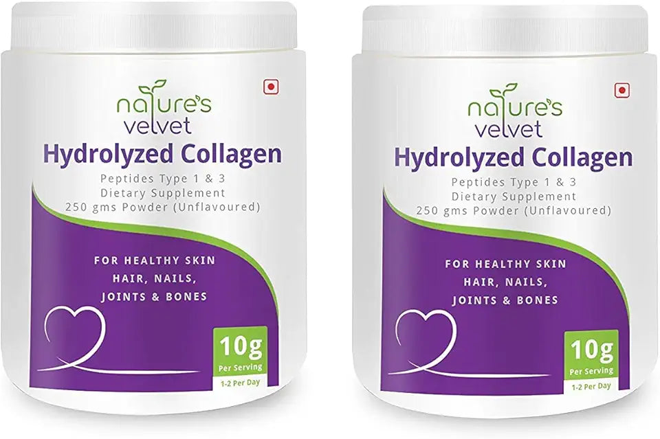 Hydrolysed Collagen Powder 250G Unflavoured Pack of 2 U812