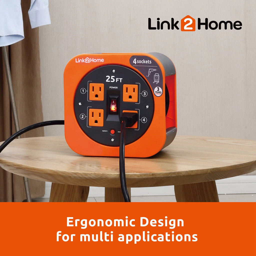 25 ft. Extension Cord with 4 Power Outlets B7716