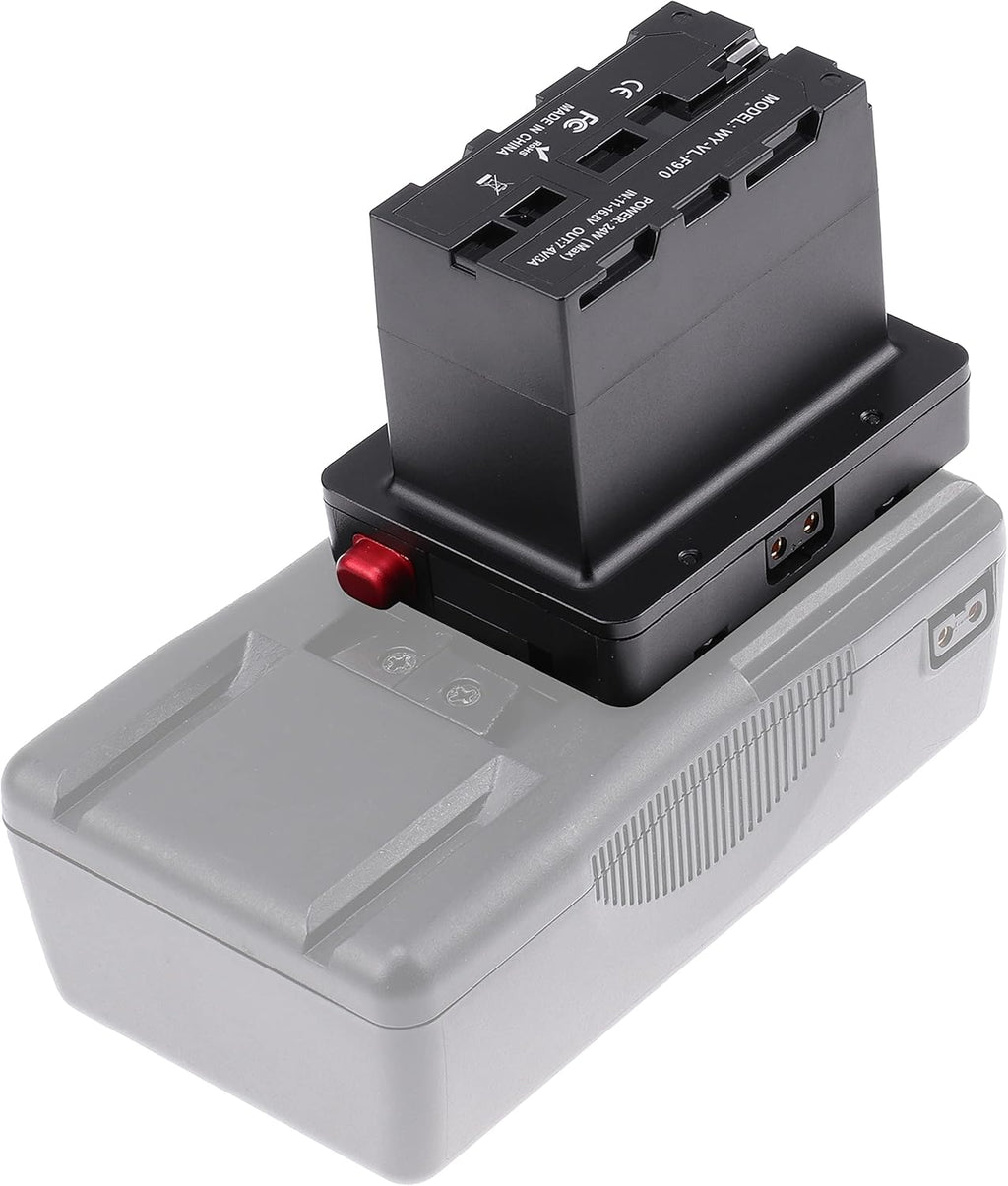 V-Mount D-tap Battery Plate Adapter to NP-F Battery Power Adapter B3412