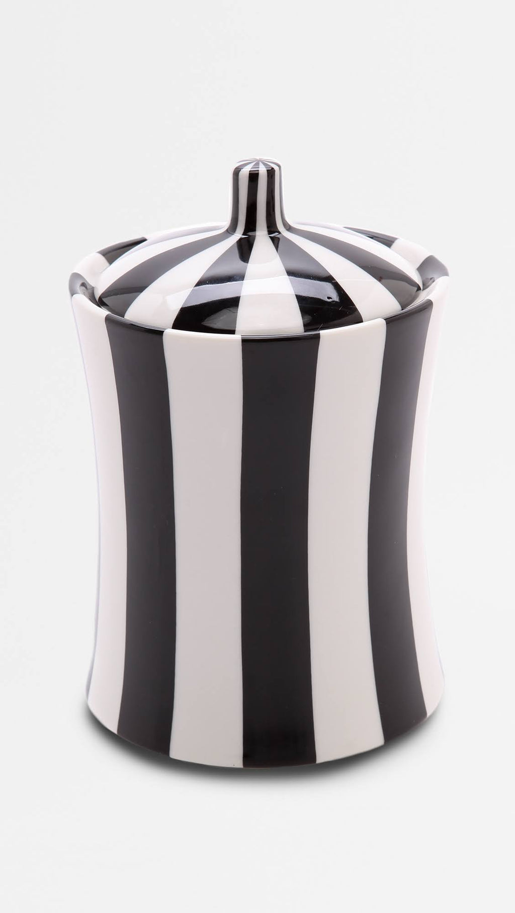 Black/White Glitter Canister O507