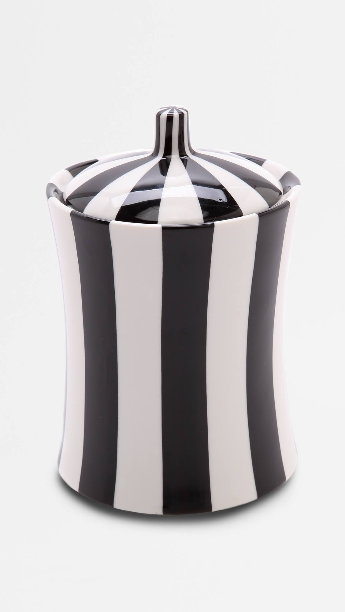 Black/White Glitter Canister O507