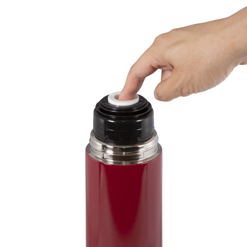 12 Gauge Shotshell Thermo Bottle 18-8 Stainless Steel Red S116