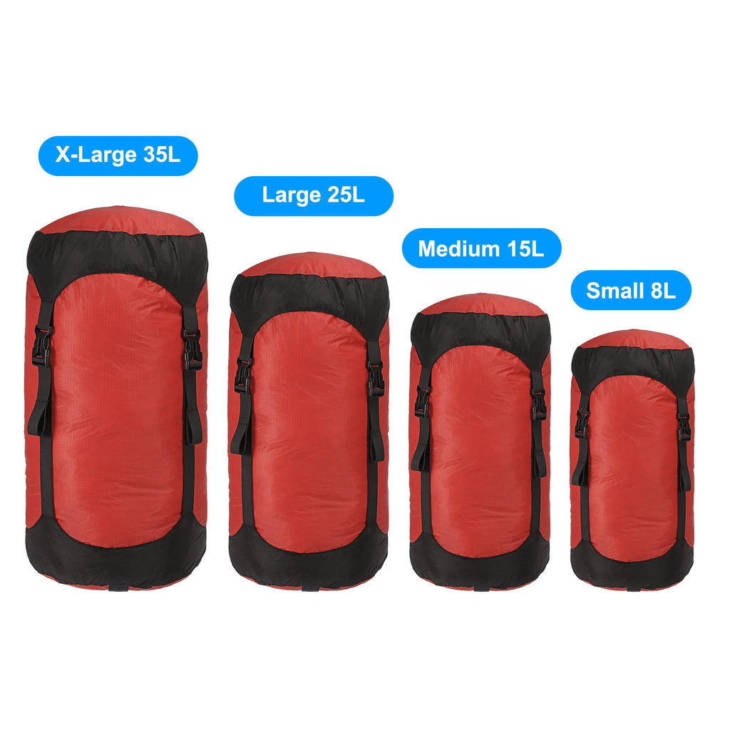Red 25L Waterproof Compression Stuff Sack Q801