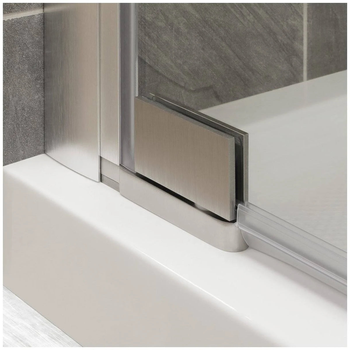 Chrome Pivot Shower Door Trim Q2079
