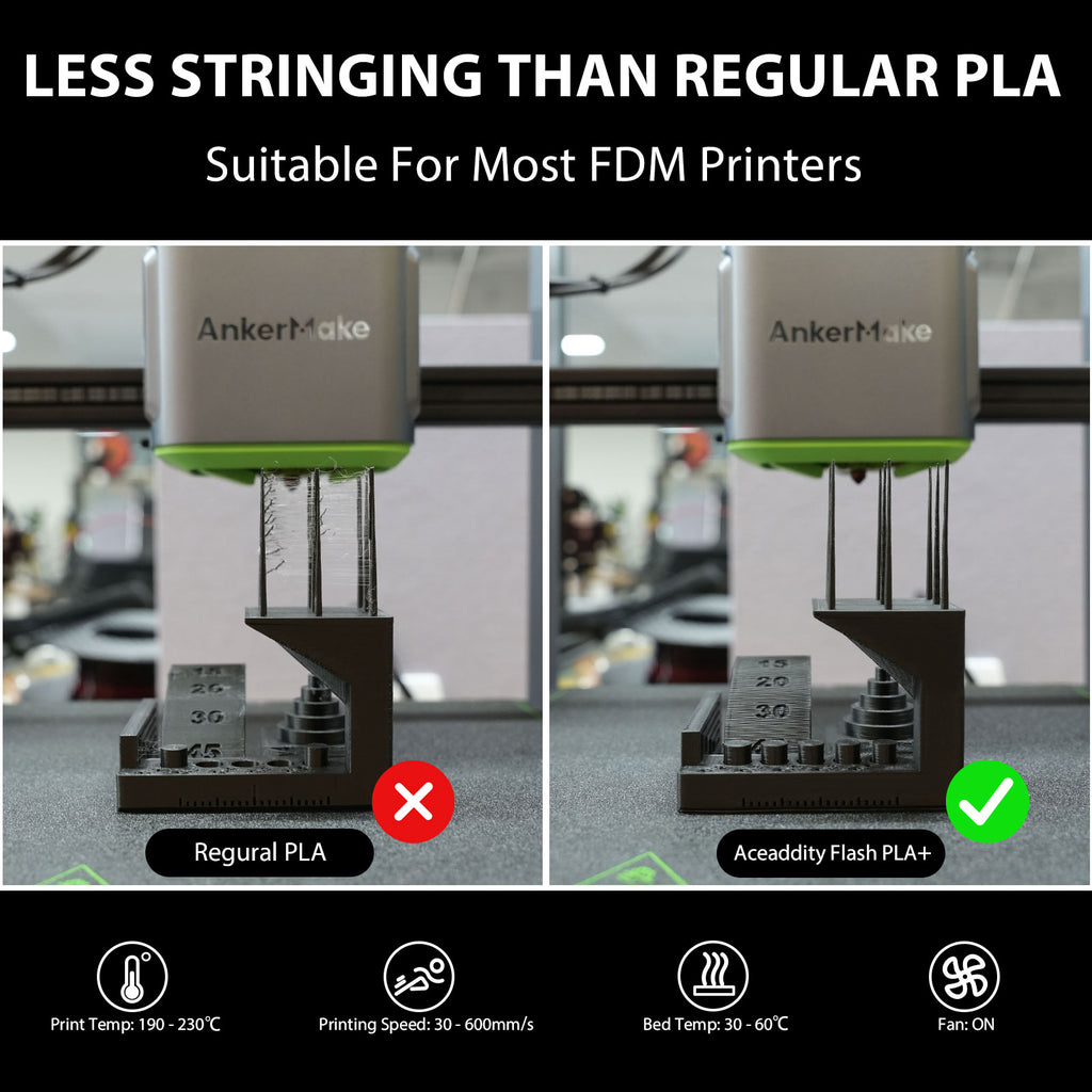 Green PLA+ Filament 1.75mm 1KG 6 Rolls H609