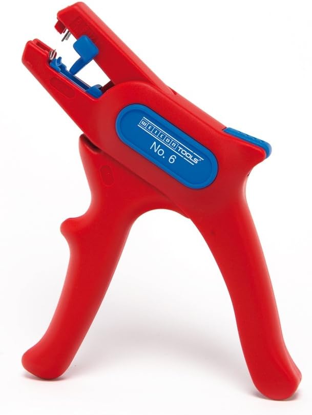 Automatic Wire Stripper for round cables 24-10 AWG (0.2-6 mm²), red, Pack of 2 Q68673