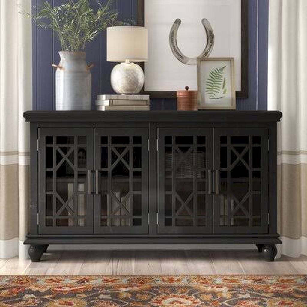 Black 4 Door Sideboard N60529