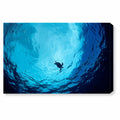 Blue Green Sea Turtle Canvas Art P21468