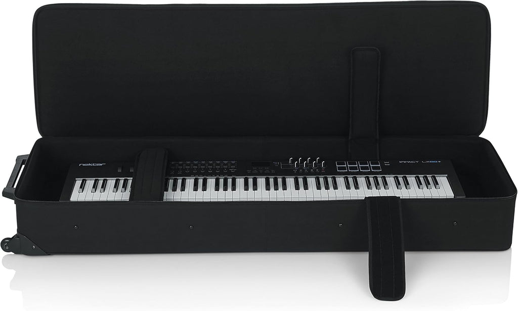 Lightweight Rolling Keyboard Case for 88 Note Keyboards and Electric Pianos L826