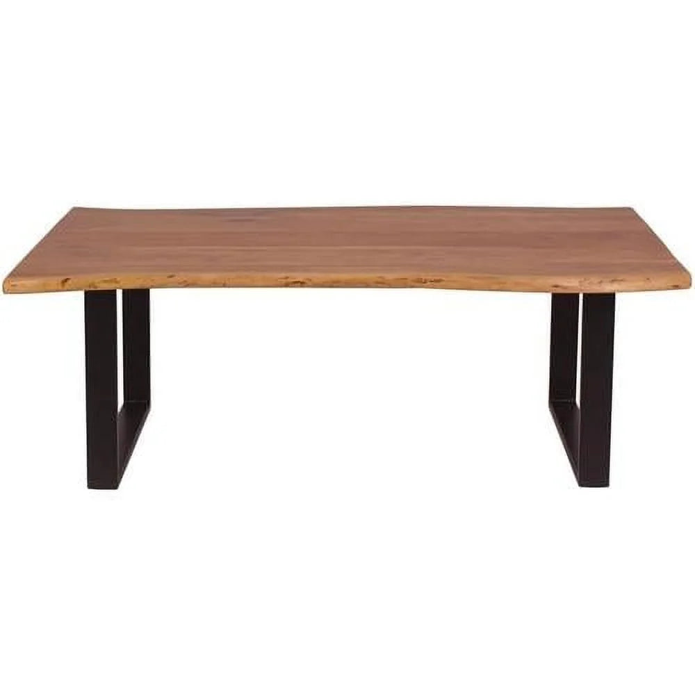 Solid Wood & Iron Coffee Table J40793