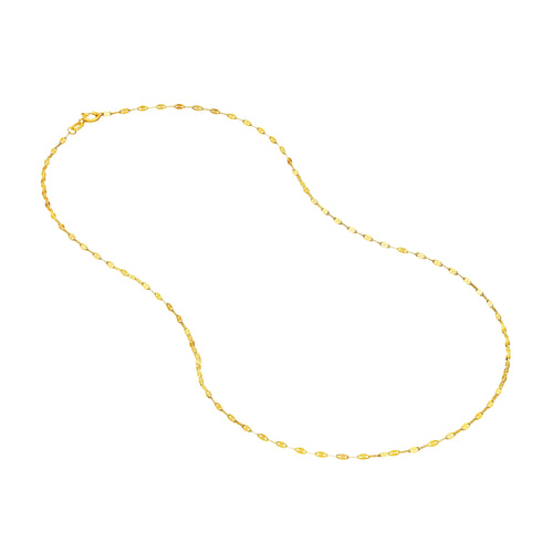 14K Yellow Gold 16" 1.45mm Chain Necklace R5565