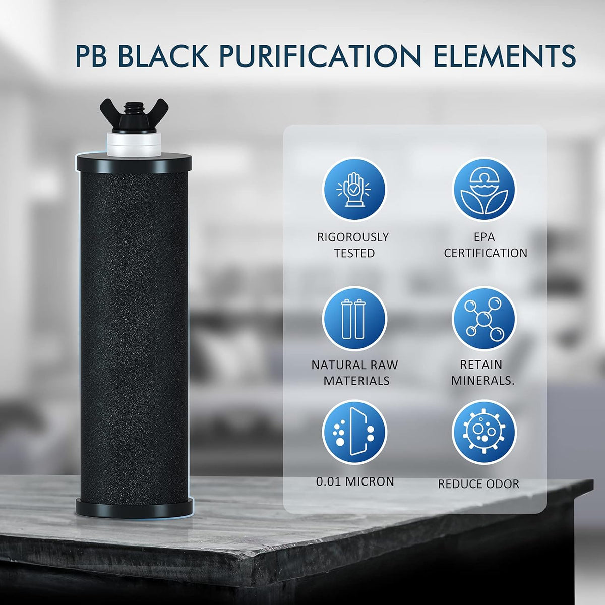 Black Purification Elements Water Purifier Replacement Filters X392108