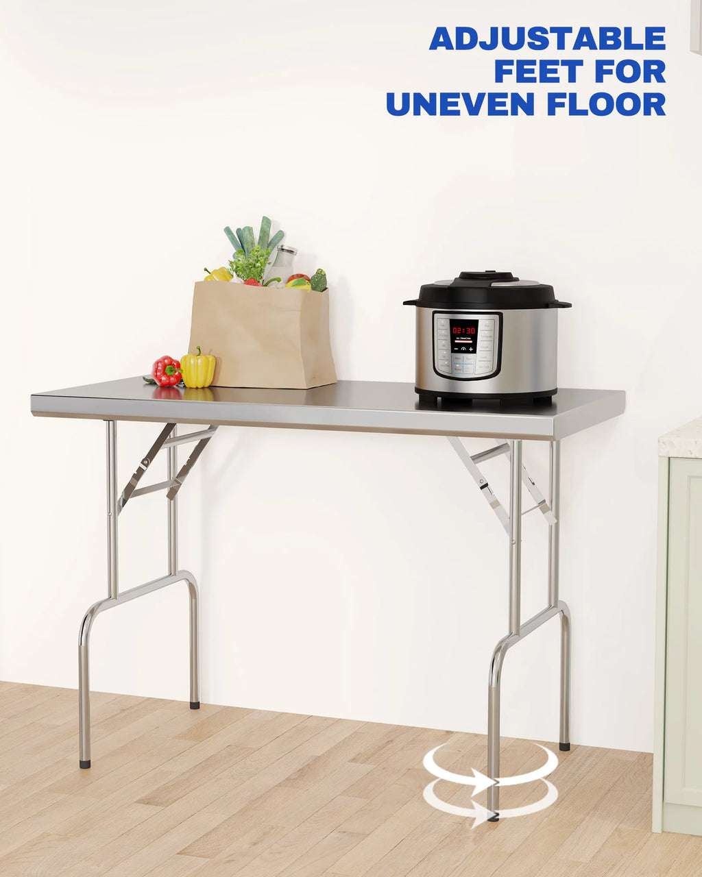 Stainless Steel Folding Work Table Y18328