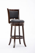 Cappuccino Swivel Wood Kitchen Bar Stool L845439
