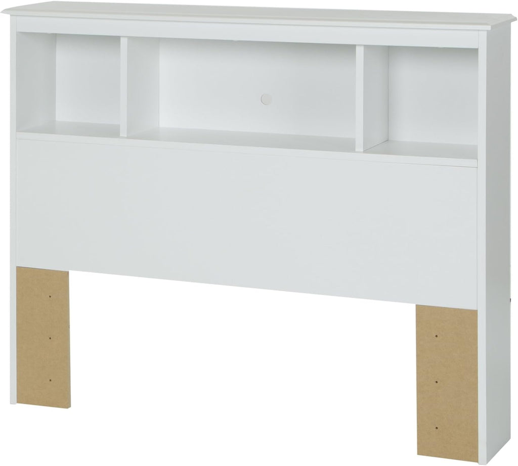 Pure White Bookcase Headboard J115