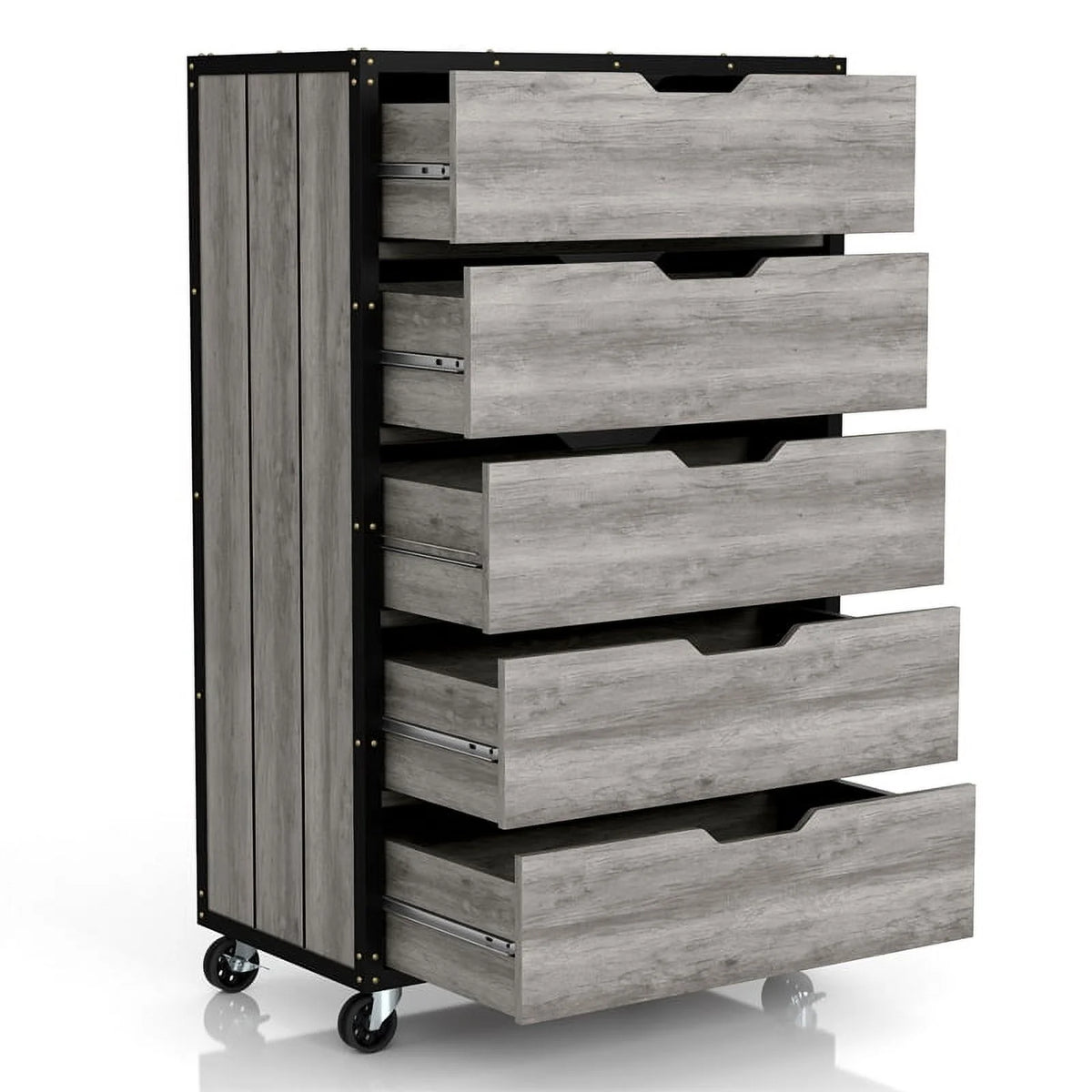 Wood 5-Drawer Dresser I150049