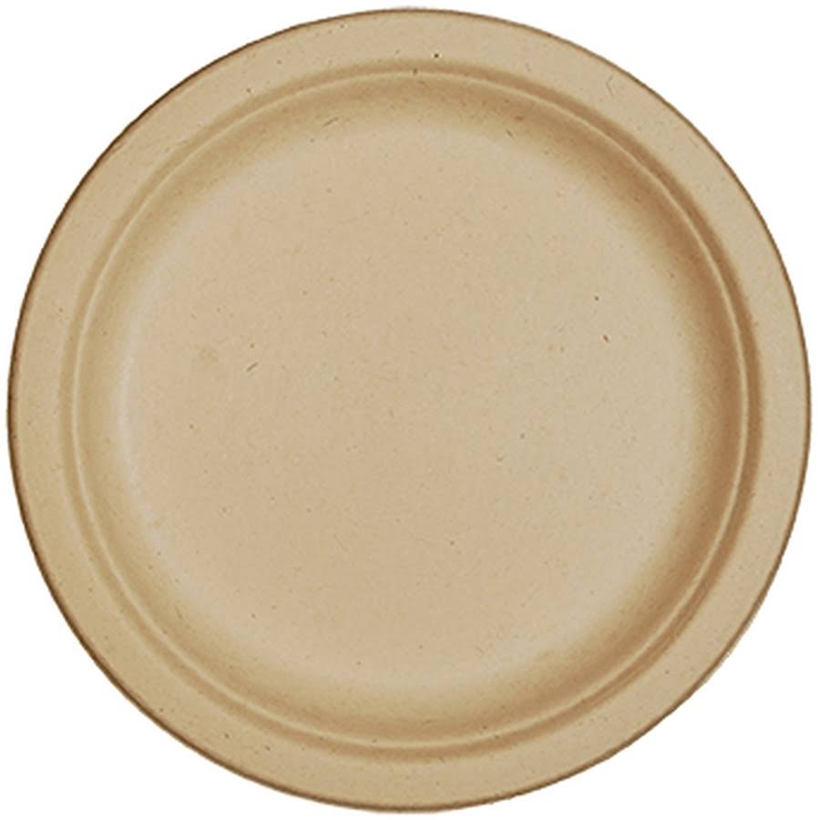 Natural Fiber Plates, 9, 1,000/Carton Q444482