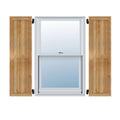 Rough Sawn Western Red Cedar Board-n-Batten Shutters (Per Pair) G9683