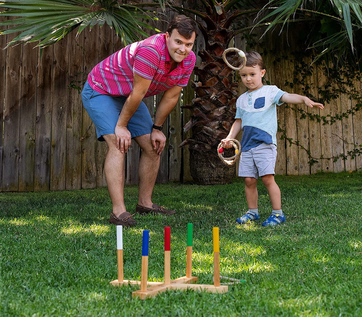 Ring Toss Game Set with Rope Tossing Rings N555975