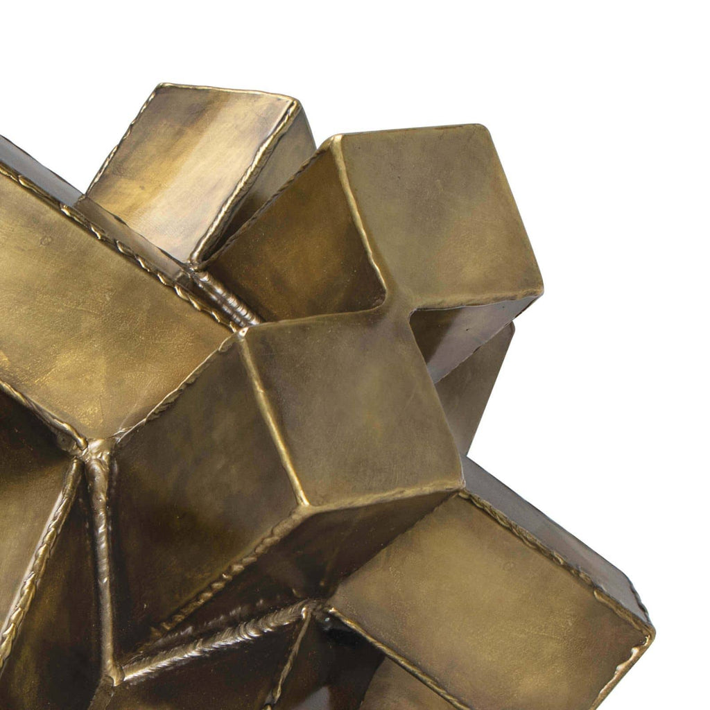 Brass Abstract Sculpture S10219