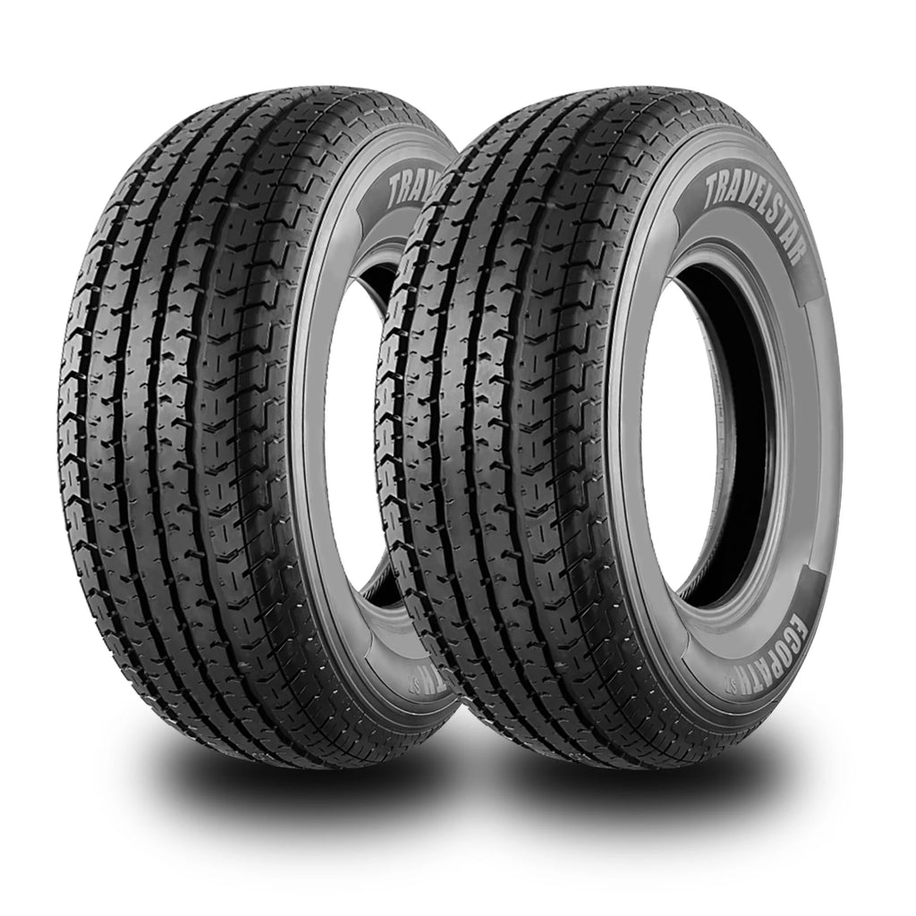 ST205/75R15 8 Ply Radial Trailer Tire Set of 2 B200