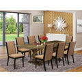 9 Pc Dining Room Table Set with Chairs P321