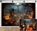 10x8ft Vinyl Halloween Backdrop M581