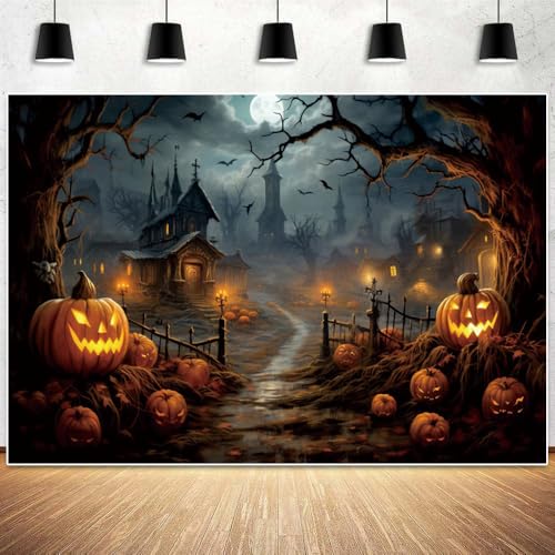 10x8ft Vinyl Halloween Backdrop M581