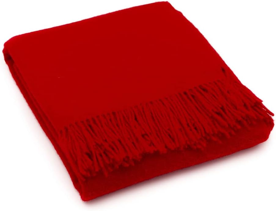 Antique Gold Alpaca Wool Throw Blanket Q79387